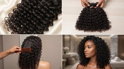 Natural Wave Peruvian Human Hair Bundles – 100% Remy Hair (8–26 Inch)
