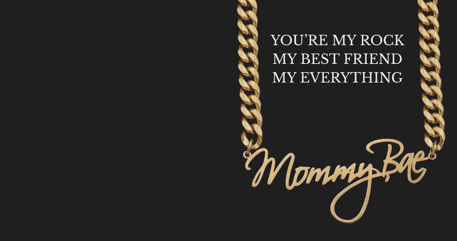 The Cuban Cursive Nameplate Necklace