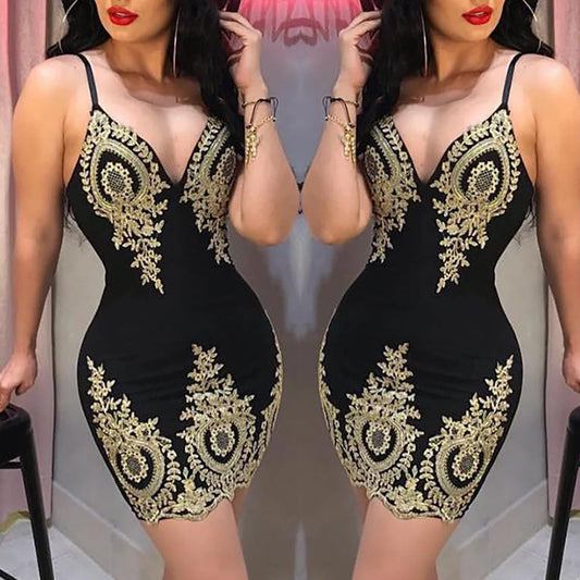 Women's Halter Neck Backless Mini Dress