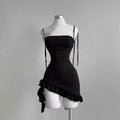 2026 Sexy Sleeveless Backless Mini Dress | Lace-Up Bodycon Club Dress