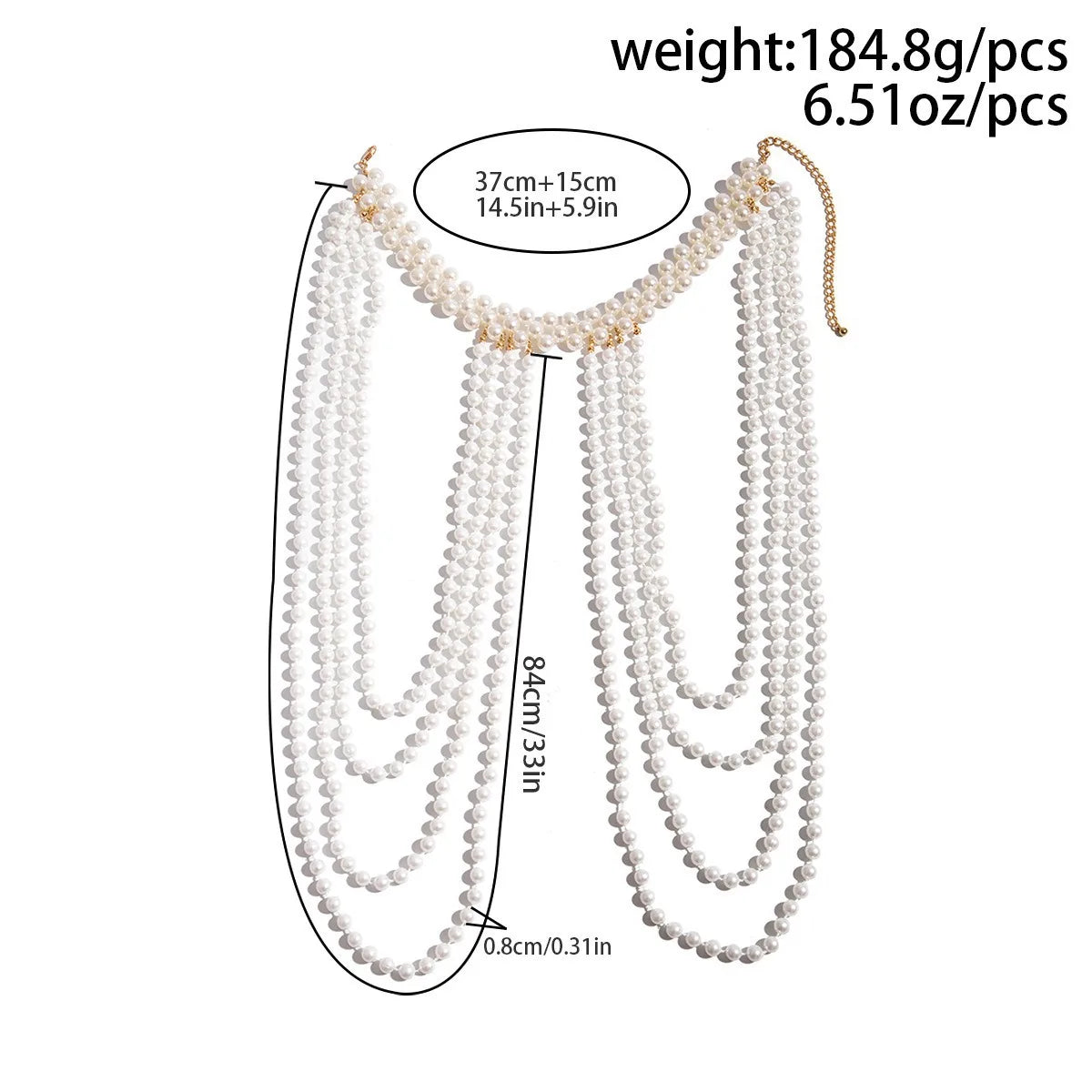 The Pearl Shoulder Chain