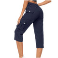 High Waist Cargo Capris Pants – Women's Summer Casual Hiking Trousers