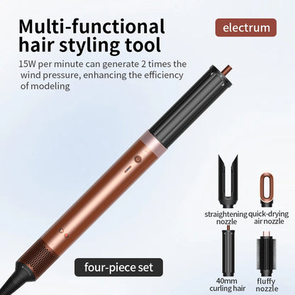 HS09 6-in-1 Professional Hair Styler: Dry, Curl & Straighten