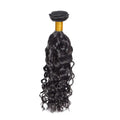 Bundles Human Hair Color 1B Water Wave Bundles Brazilian Hair 1 Bundle Natural Black Wet and Wavy Bundle Double Weft Hair Weave