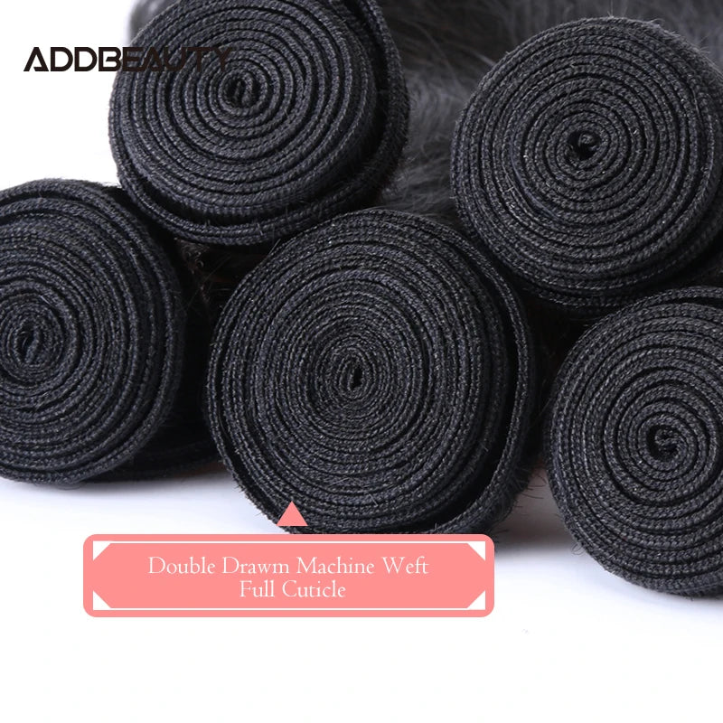 Human Hair Bundle Brazilian Natural Wave Raw Virgin Hair Weaving Natural Color 10-30 inches 3/4Pcs 100% Human Hair Weave Bundles