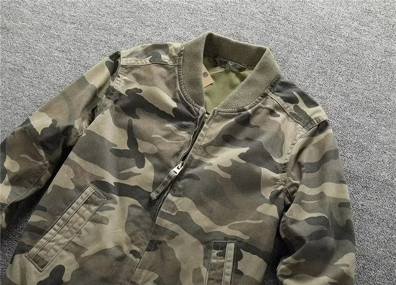Retro jacket men's military tactical jacket men's camouflage jacket street wear baseball jacket men's bomber jacket winter jacke