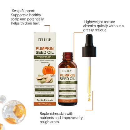 Pumpkin Seed Essential Oil – Nail, Hair & Skin Nourishing Care Oil