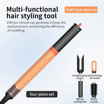 HS09 6-in-1 Professional Hair Styler: Dry, Curl & Straighten