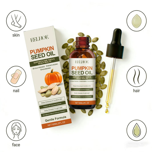 Pumpkin Seed Essential Oil – Nail, Hair & Skin Nourishing Care Oil