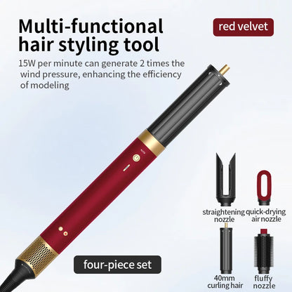 HS09 6-in-1 Professional Hair Styler: Dry, Curl & Straighten
