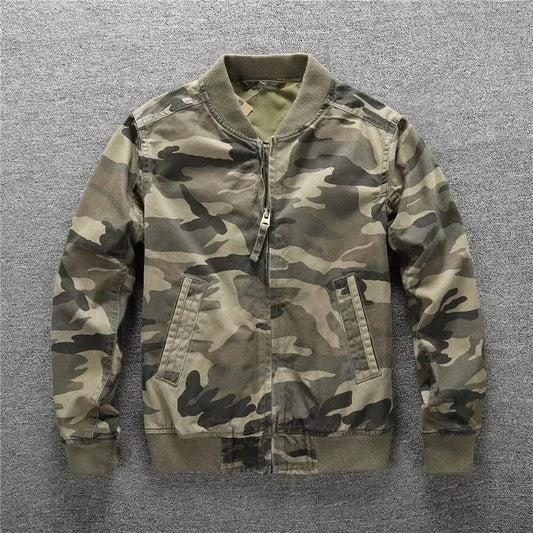 Retro jacket military tactical jacket men's camouflage jacket street wear baseball jacket men's bomber jacket winter jacke