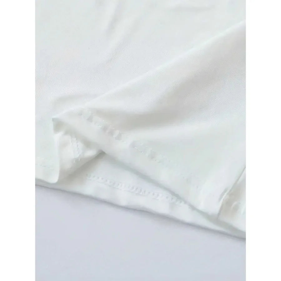 Women's Cropped Slogan T-Shirt | Pure Cotton Crew Neck Short Sleeve Top
