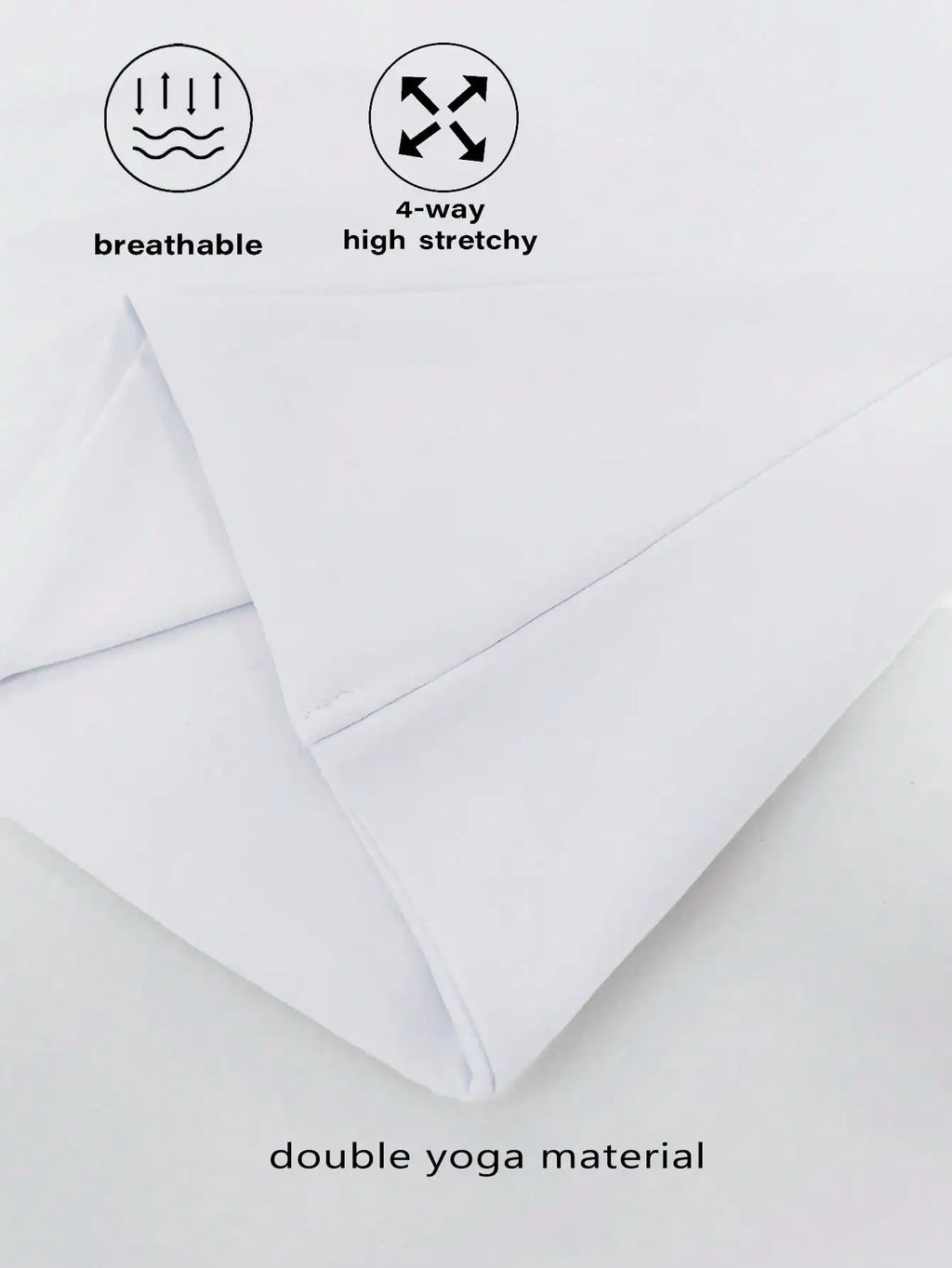 Women's White Solid Round Neck Short Sleeve Fitted T-Shirt for Summer Casual Wear