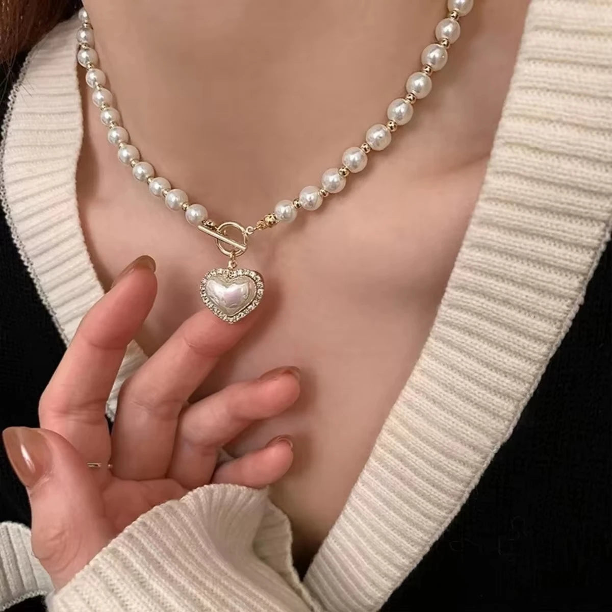 The Pearl Heart Pendant