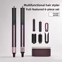 HS09 6-in-1 Professional Hair Styler: Dry, Curl & Straighten