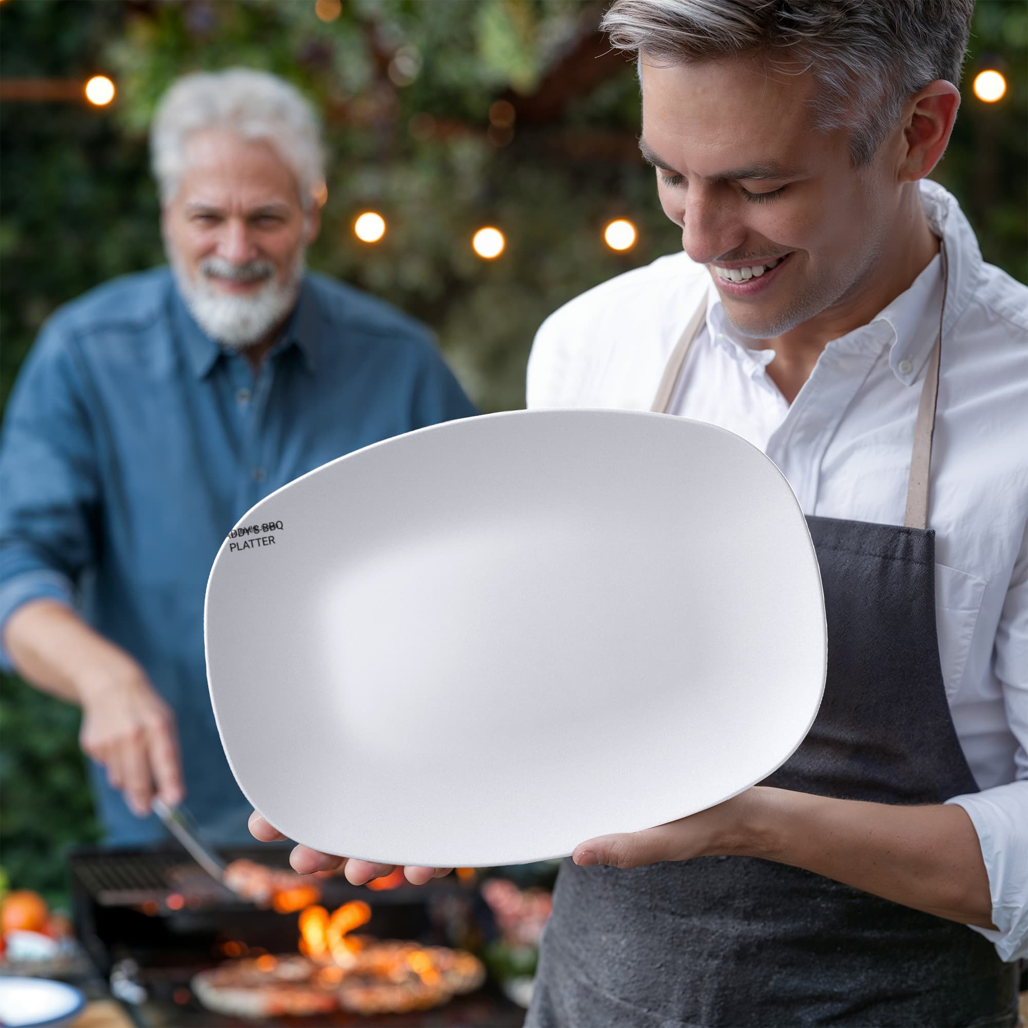 Personalized "Grill Master" Father's Day BBQ Platter