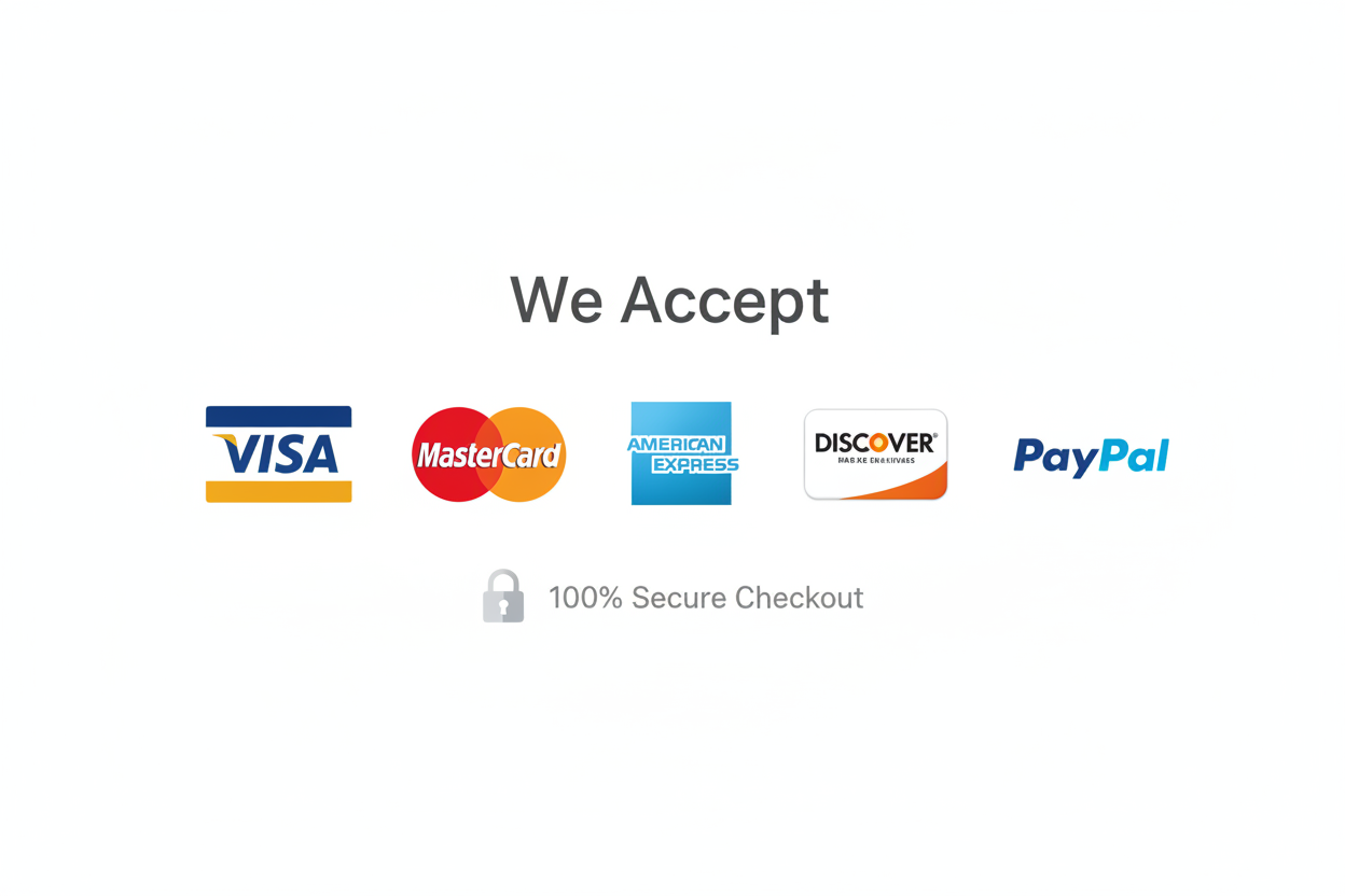 Credit Cards Accepted Trust Badge