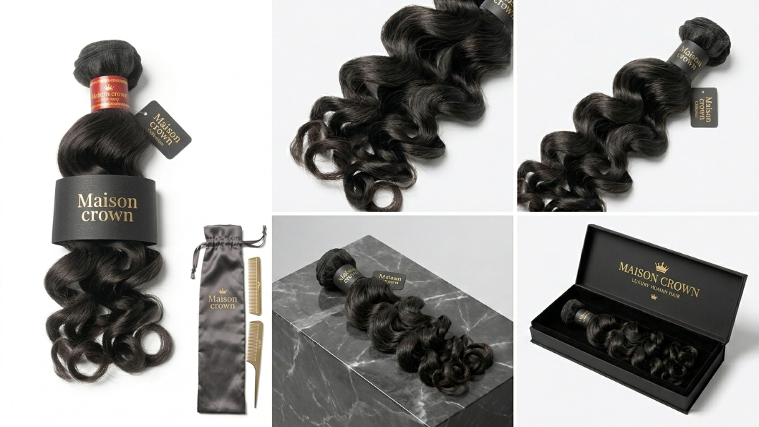 Natural Wave Brazilian Raw Virgin Hair Bundles – 100% Human Hair (10–30 Inch)