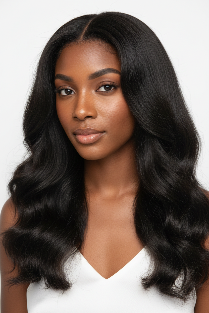 Close-up - Natural Wave Peruvian Hair Bundles