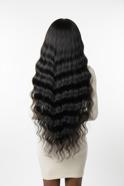 Back view - Natural Wave Brazilian Bundles