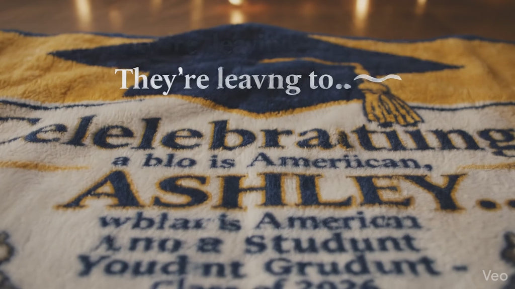 The Next Chapter Custom Graduation Transition Blanket