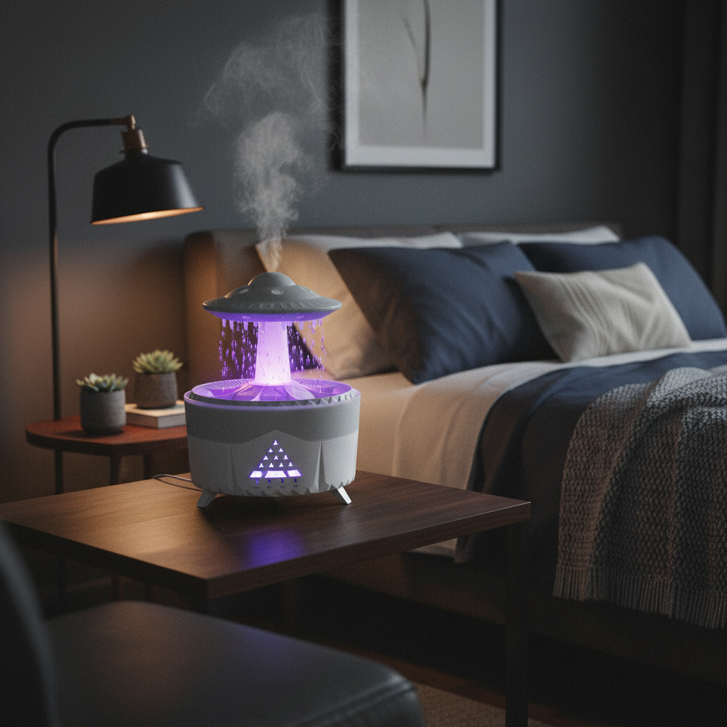 Rain Cloud Humidifier - Lifestyle