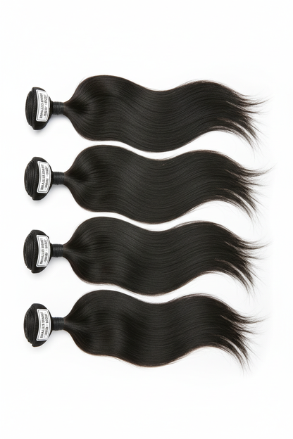 Straight Brazilian Hair 26" - Flat Lay